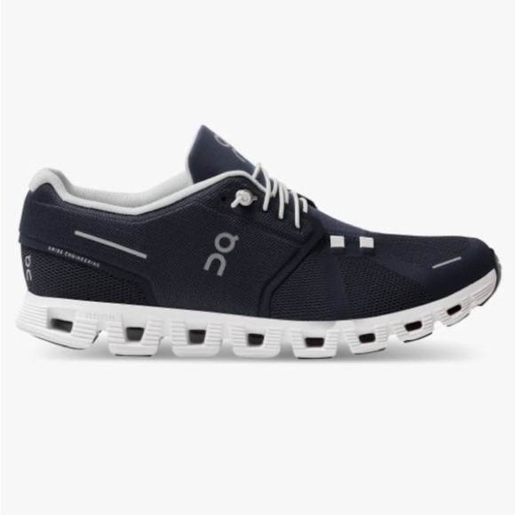 On Running Other - On Running Midnight | White Cloud 5  Running Shoes Sneakers Sz. 9